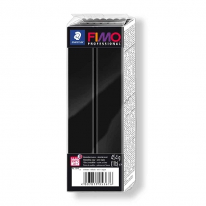 Polymer Clay Fimo Professional 454 gr black (n°9) x1