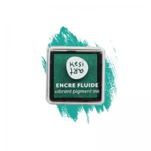 Fluid ink - Vibrant pigment ink - Teal - Kesi Art x1