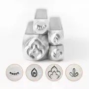 ImpressArt Henna Mandala Stamp Pack - 9.5 and 4 mm - Series 5 x1