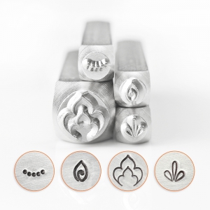 ImpressArt Henna Mandala Stamp Pack - 9.5 and 4 mm - Series 5 x1