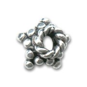 925 Sterling Silver bead cap 6mm x4