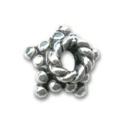 925 Sterling Silver bead cap 6mm x4