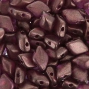 Czech Glass beads Gemduo 2 holes 8x5 mm Halo French Rose x10g|raw }}