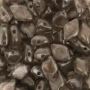 Czech Glass beads Gemduo 2 holes 8x5 mm Halo Champagne x10g