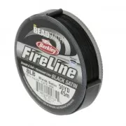 Fireline braided nylon wire 0.17 mm (8LB) Black Satin x45m