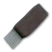 Organza Metallic 20mm Black  x 1m|raw }}