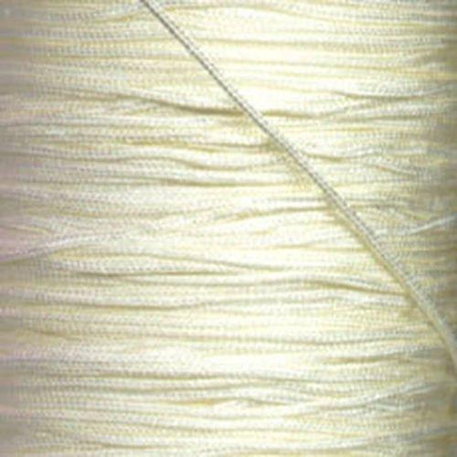Braided nylon thread 0.8mm Ecru x2.90m