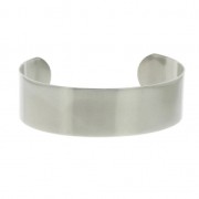 316 Stainless steel flat bracelet 19x150 mm To Decorate x1|raw }}
