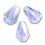 Faceted pear-shaped beads, 7x5 mm - Alexandrite AB x25