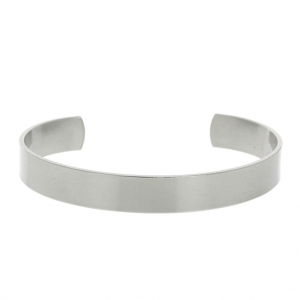 316 Stainless steel flat bracelet 9.5x150 mm To Decorate x1