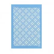 Silk Screen Moiko for polymer clay 74x105 mm - Azulejos pattern 10.17 x1