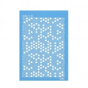Silk Screen Moiko for polymer clay 74x105 mm - Geométric Pattern 11.04 x1