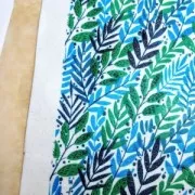 4 stackable Moiko Silk Screensfor polymer clay 74x105 mm - Leaves pattern x1