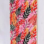 4 stackable Moiko Silk Screensfor polymer clay 74x105 mm - Leaves pattern x1