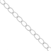 925 Sterling Silver rombo chain 2.7x3.6 mm x 50cm