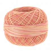 Cotton yarn Lizbeth size 80 Coral Splash n°188 x168m|raw }}