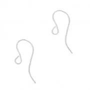 925 Sterling Silver 11 mm earwires x2