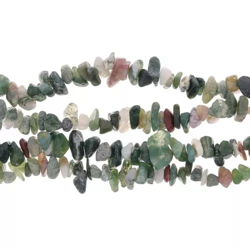 Indian Agate Chip beads 8 - 11 mm x85cm