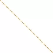 Chain Forçat links 2mm - gold-finished stainless steel x10m
