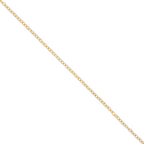 Chain Forçat links 2mm - gold-finished stainless steel x10m