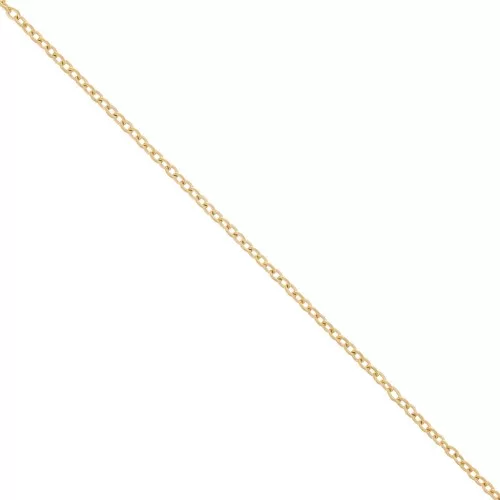 Chain Forçat links 2mm - gold-finished stainless steel x10m