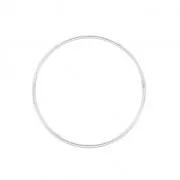 925 Sterling Silver Closed 30 mm x1