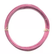 Aluminium wire 2mm Pink x 5m