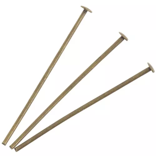 Head pins 2.2 mm - 25x0.7 mm Bronze Tone x25