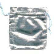 Pouch  95x115mm Silver x1