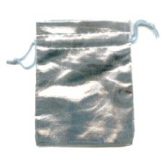 Pouch  70x90mm Silver x1