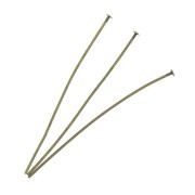 Head pins 2 mm - 51x0.7 mm Bronze Tone x25
