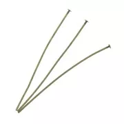Head pins 2 mm - 51x0.7 mm Bronze Tone x25