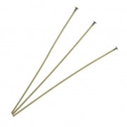 Head pins 2.2 mm - 63x0.8 mm Bronze Tone x25