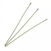 Head pins 2.2 mm - 63x0.8 mm Bronze Tone x25