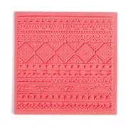 Texture stamp for polymer clay 9 cm Ethnic x1