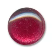Spangled cabochon 16mm Ruby
