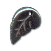Pendant 19x11mm Hematite