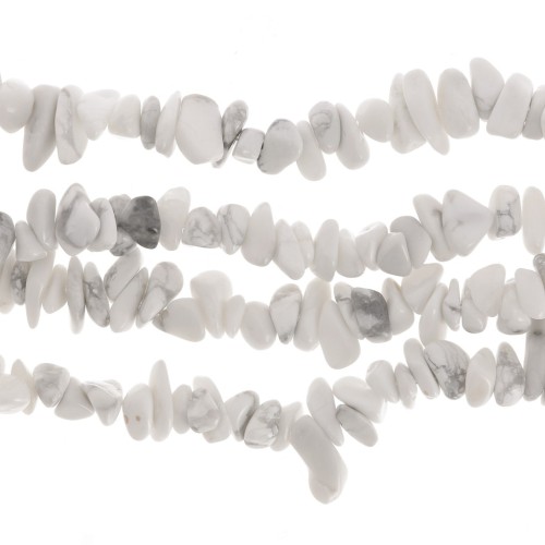 Imitation Howlite Chips 8 - 11 mm x80cm