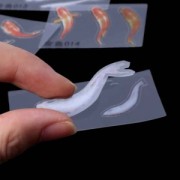 Lot of 8 3D effect sheets  - Goldfish for accessories and jewelry resin x1