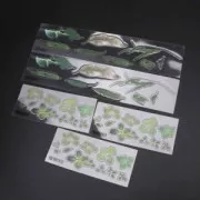 Lot of 11 3D effect sheets  - Foliage for accessories and jewelry resin x1