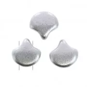 Czech Glass beads Ginko Duo 2 holes 7.5x7.5 mm Labrador Mat x10g