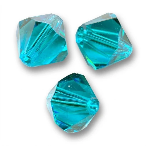 PureCrystal 5328 Crystal Bicones 3mm Blue Zircon x50