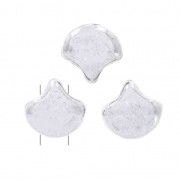 Czech Glass beads Ginko Duo 2 holes 7.5x7.5 mm Labrador x10g