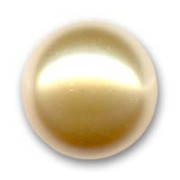 PureCrystal 5817 Cabochon 10mm Gold Pearl