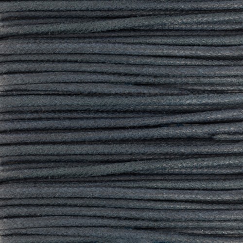 Cotton waxed cord 2mm Navy blue x5m