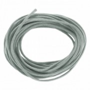 Cotton waxed cord 2mm Grey x5m|raw }}