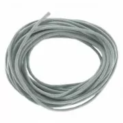 Cotton waxed cord 2mm Grey x5m