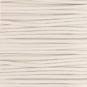 Cotton waxed cord 2mm White x5m