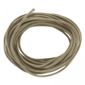 Cotton waxed cord 2mm Greige x5m