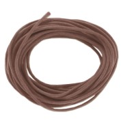 Cotton waxed cord 2mm Brown x4.8m